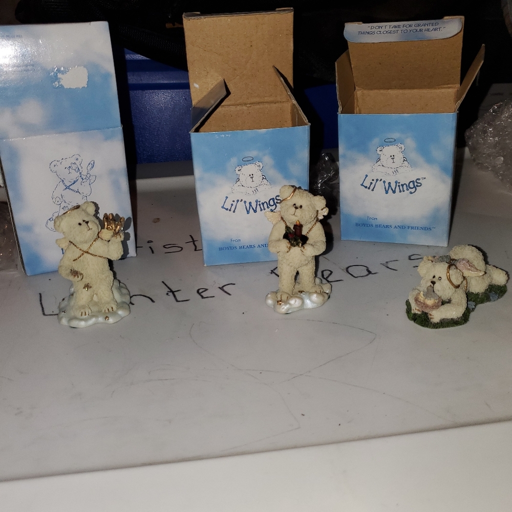 💖BOGO💖 Boyds bear set of 3 Lil Wings
